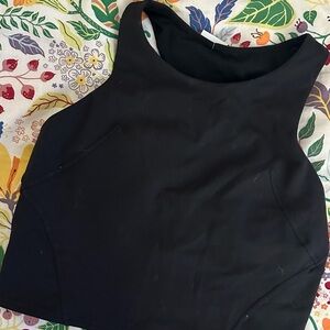 lululemon athletica Black Crop Top